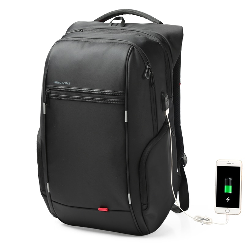 Unisex Anti-Theft Laptop Backpack with USB Charging Port