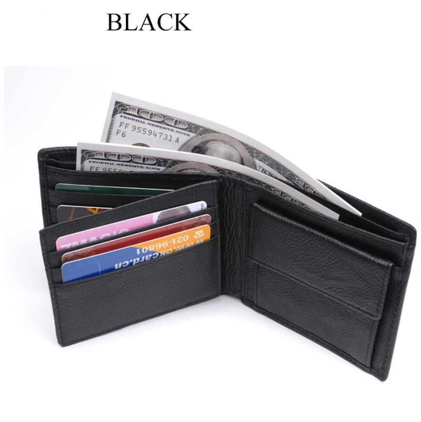 Men’s RFID Blocking Genuine Leather Wallet