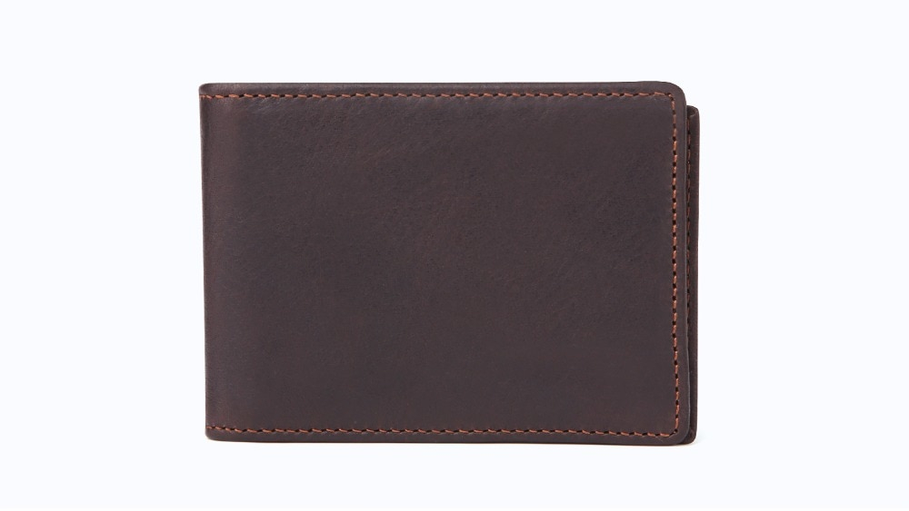 Men’s RFID Genuine Slim Leather Wallet