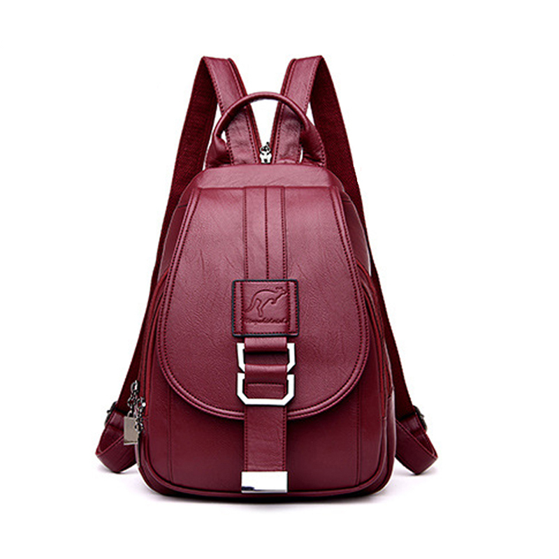 Women’s Anti-Theft Genuine Leather Backpack